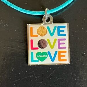 Turquoise Necklace with LOVE Pendant